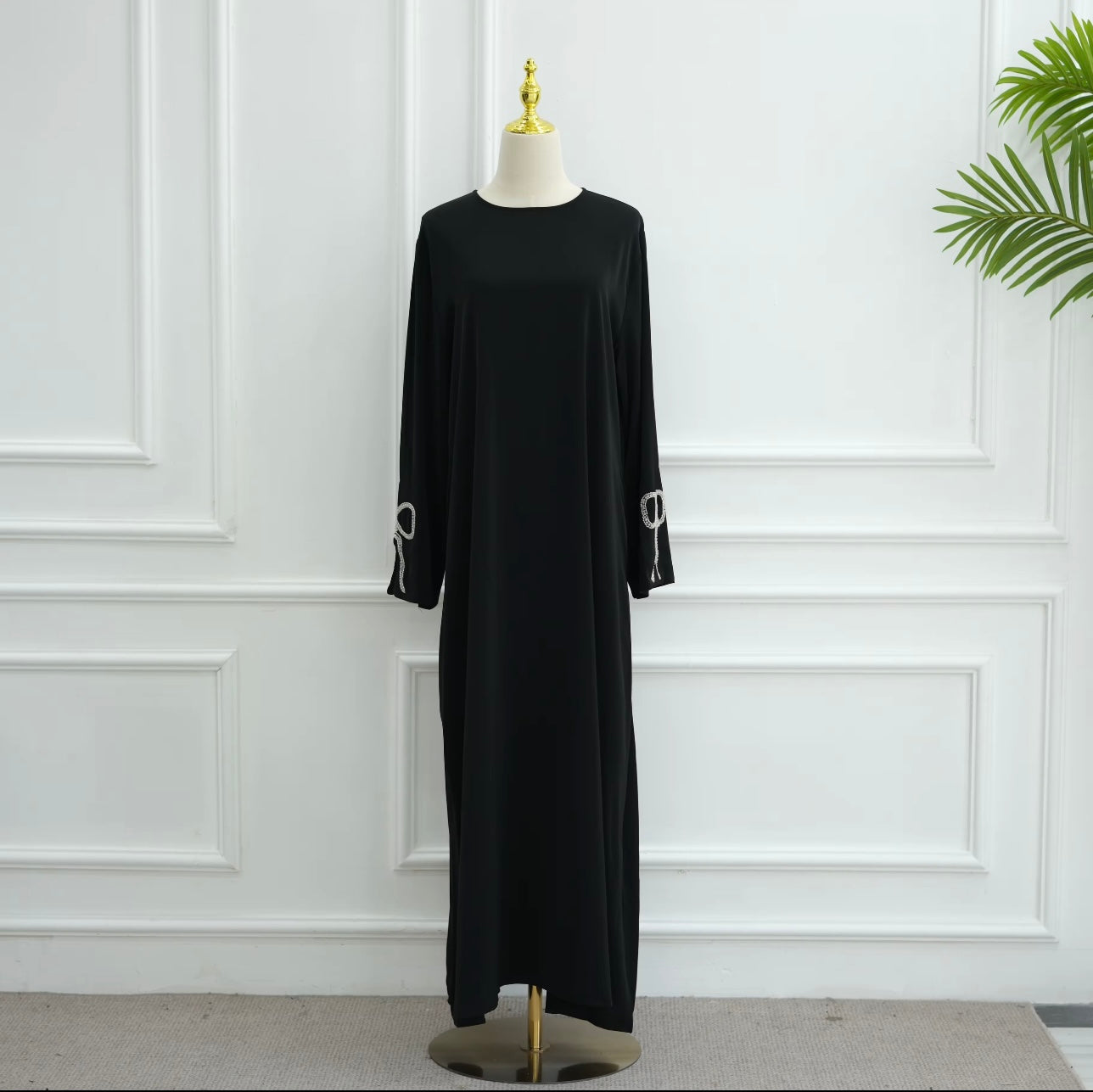 Bow knot abaya